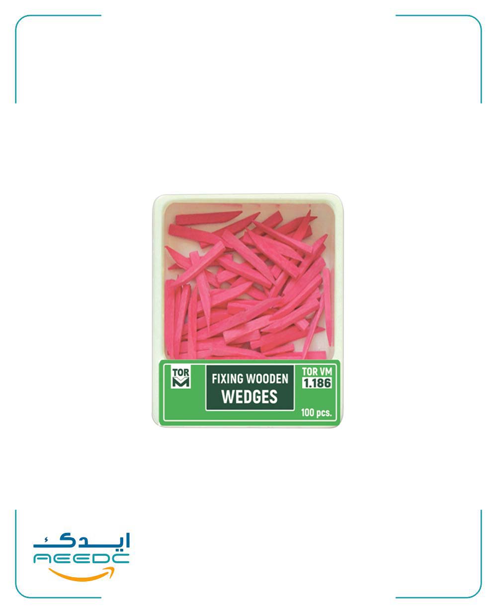 وج چوبی آناتومیک تور وی ام(صورتی)