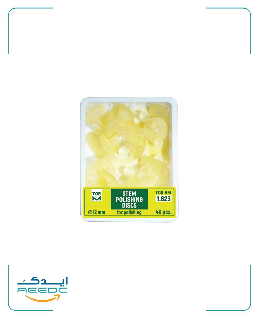 دیسک پرداخت کامپوزیت بدون مرکز تور وی ام (زرد)