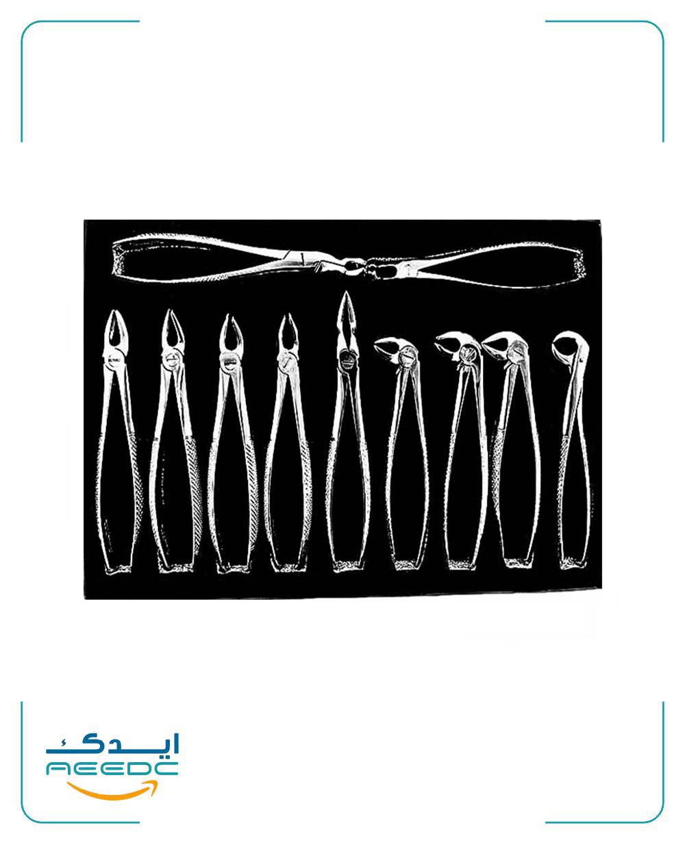 ست فورسپس بزرگسال 11 عددی دنتال دیوایس