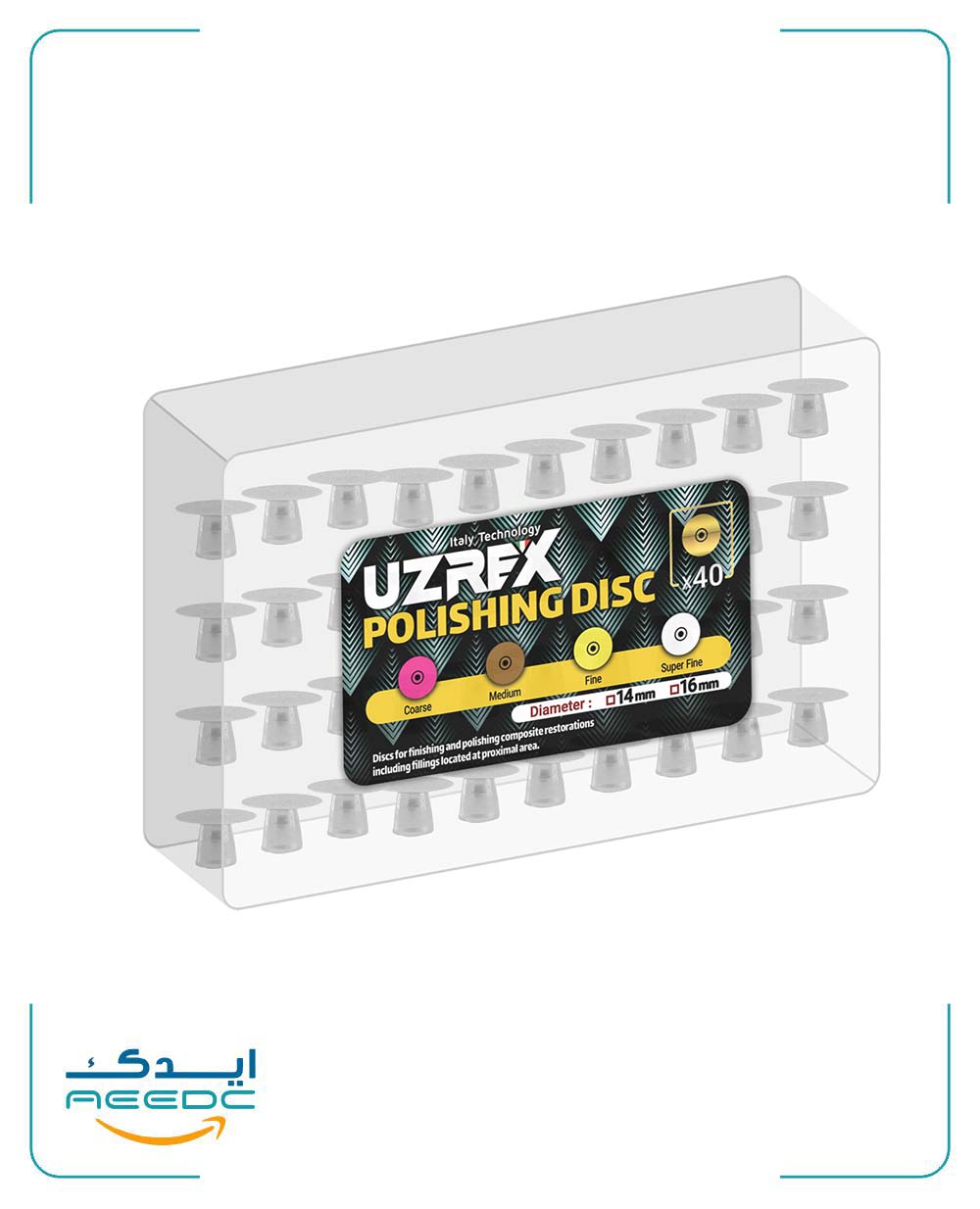 دیسک پرداخت کامپوزیت بدون مرکز سفید یوزرکس Super Fine
